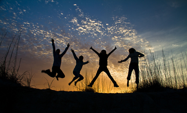 jumping-silhouettes