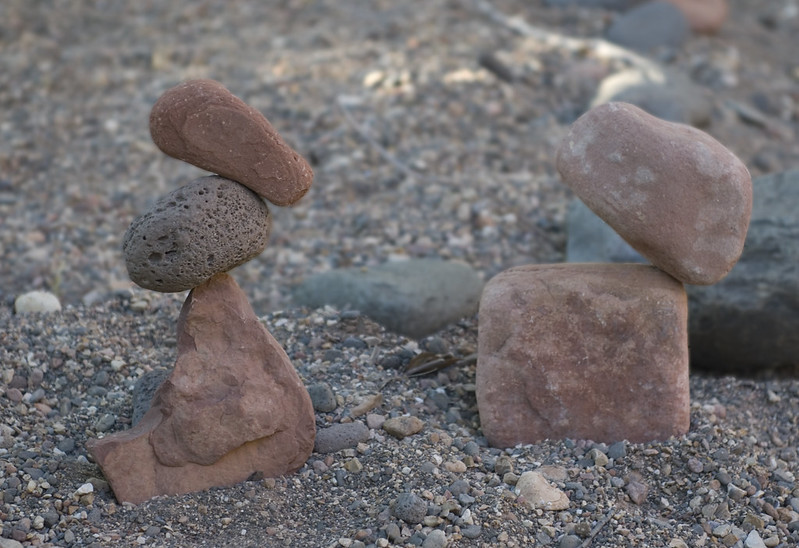 balancing rocks illustrating the theme