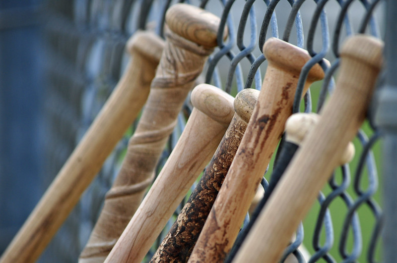 image of collection of baseball bats