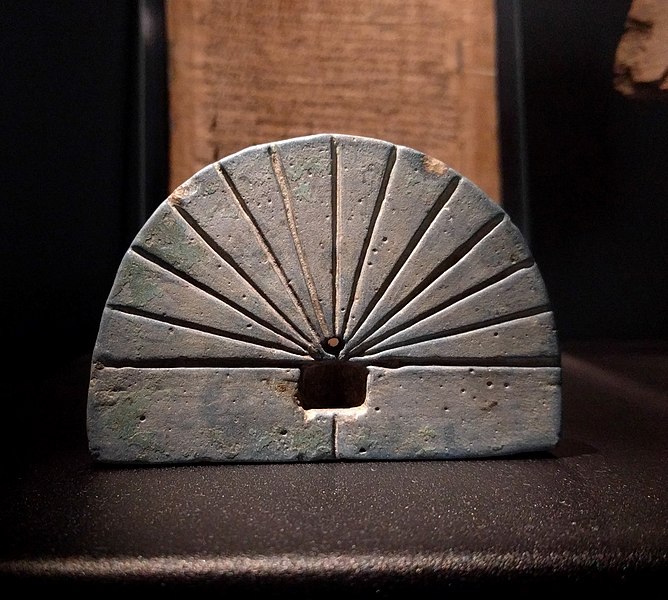 Egyptian sundial in a Norwegian museum