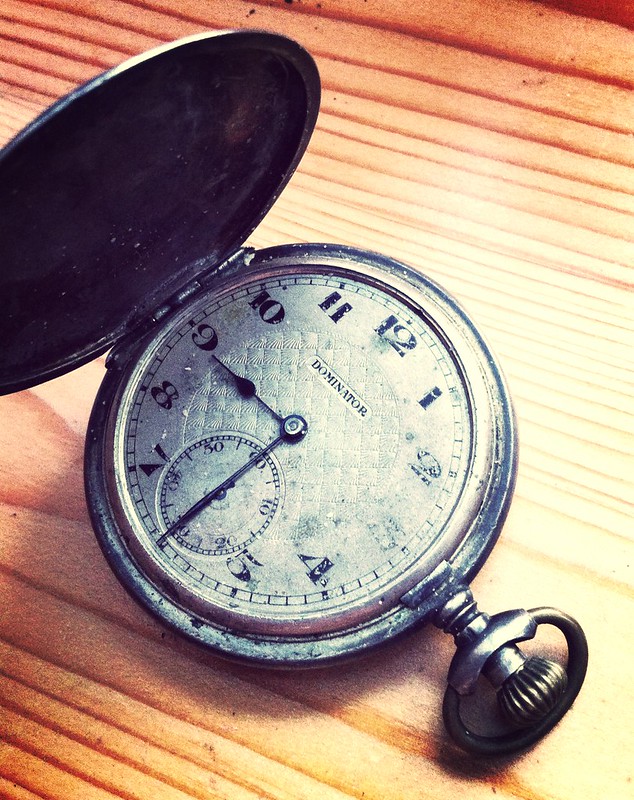 old-style pocket watch